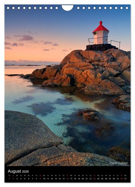 Produktbild: Northern Norway (Wandkalender 2026 DIN A4 hoch), CALVENDO Monatskalender