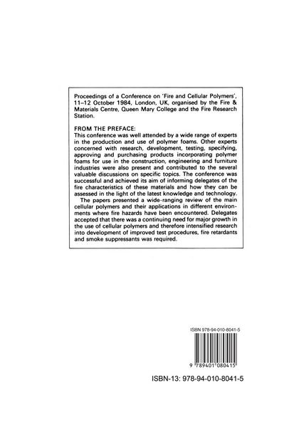 Produktbild: Fire and Cellular Polymers