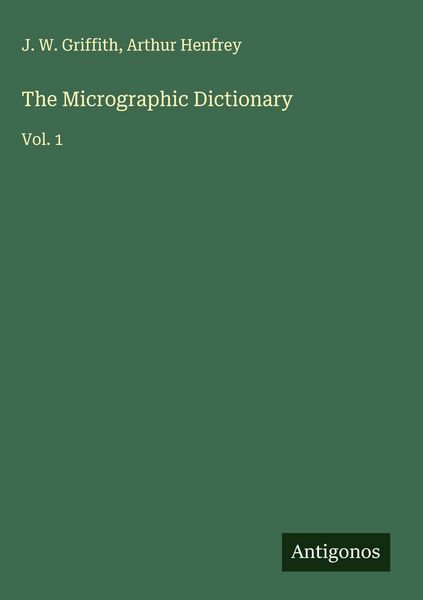 Produktbild: The Micrographic Dictionary