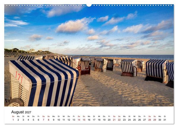 Produktbild: Norderney Paradies in der Nordsee (Wandkalender 2027 DIN A2 quer), CALVENDO Monatskalender