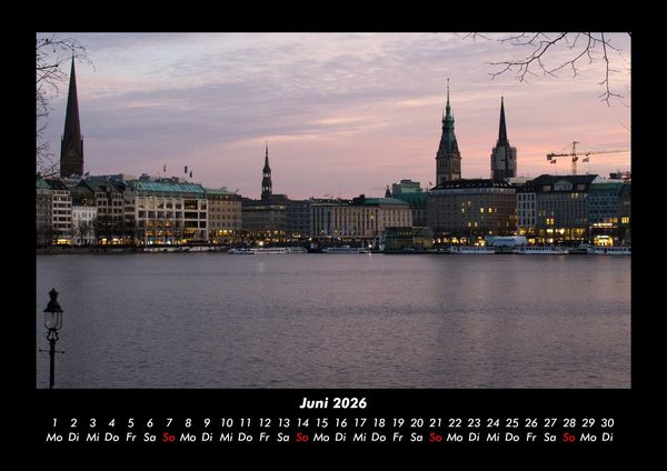 Produktbild: Hamburg 2026 Fotokalender DIN A3