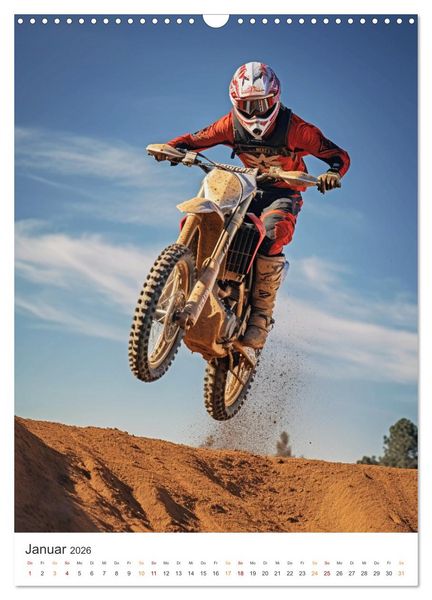 Produktbild: Motocross - Mit Leib und Seele dabei (Wandkalender 2026 DIN A3 hoch), CALVENDO Monatskalender