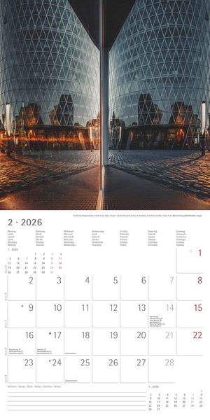 Alpha Edition - Deutschland 2026 Broschürenkalender, 30x30cm, Wandkalender mit Platz für Notizen und Termine, 12 Motive aus Deutschland, Monatsübersic