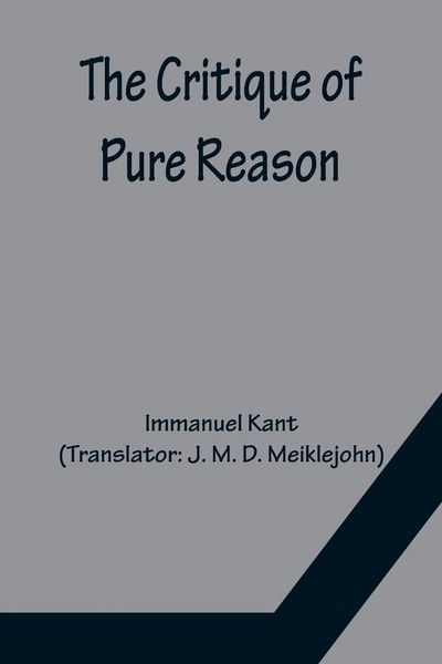 Produktbild: The Critique of Pure Reason
