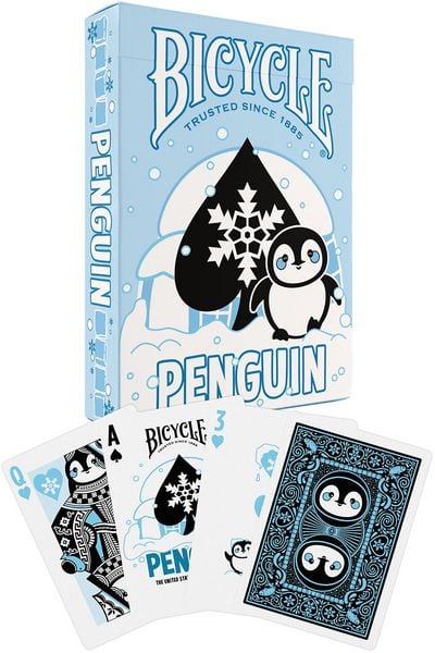 Bicycle® Penguin (Designer Spielkarten, Poker, Skat...)