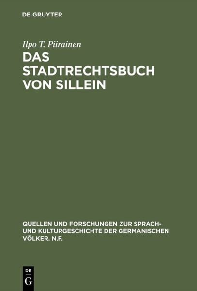 Produktbild: Das Stadtrechtsbuch von Sillein