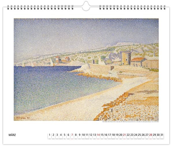 Produktbild: Kunstkalender 2027: Ber&uuml;hmte Meisterwerke der klassischen Moderne