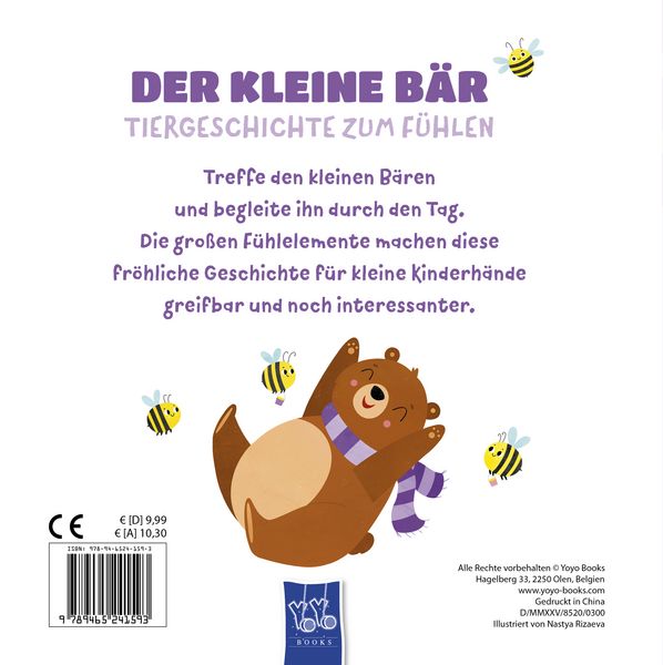Produktbild: Der kleine B&auml;r - Tiergeschichte zum F&uuml;hlen