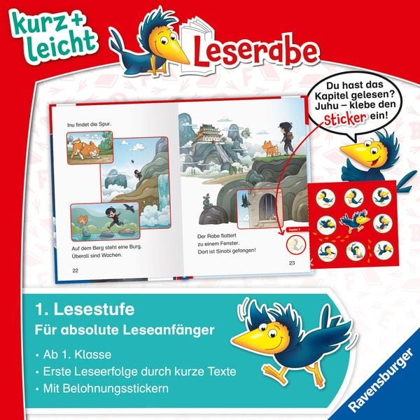 Produktbild: Leserabe 1. Lesestufe Kurz und leicht - Geheimauftrag für Ninja Komo