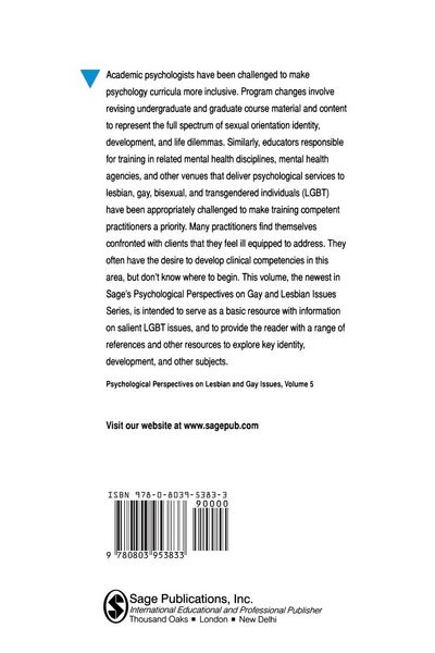 Produktbild: Education, Research, and Practice in Lesbian, Gay, Bisexual, and Transgendered Psychology