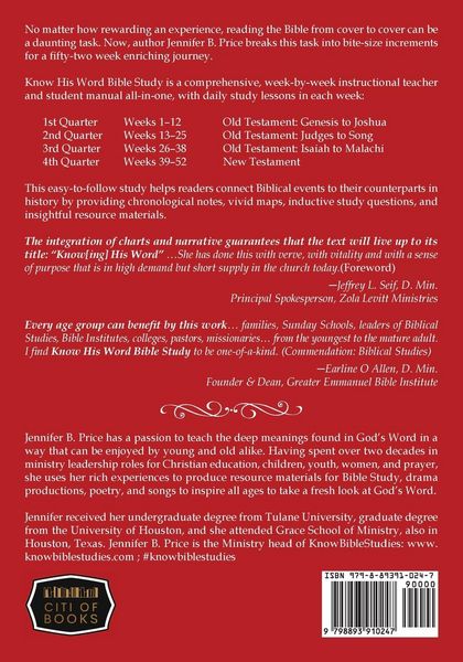 Produktbild: Know His Word Bible Study