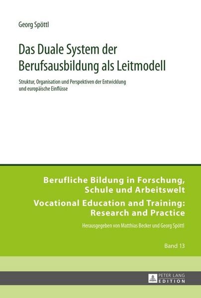 Produktbild: Das Duale System der Berufsausbildung als Leitmodell