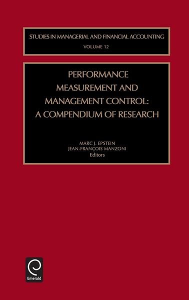 Produktbild: Performance Measurement and Management Control