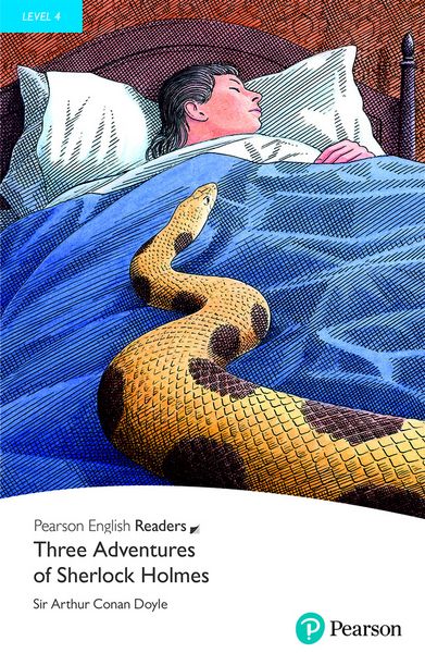 Produktbild: PERL4: Three Adventures Of Sherlock Holmes Book with eBook and audio