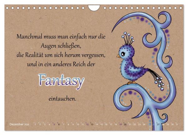 Produktbild: Motiviert durchs Leben (Wandkalender 2026 DIN A4 quer), CALVENDO Monatskalender