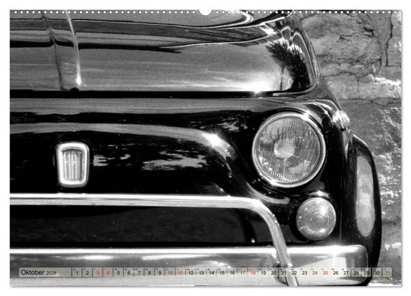 Produktbild: il Cinquecento - Details im Fokus - im Look eines legend&auml;ren Analogfilms (Wandkalender 2026 DIN A2 quer), CALVENDO Monatskalender