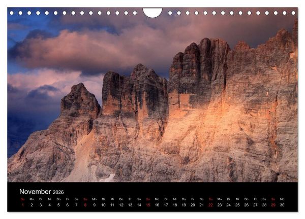 Produktbild: Idyllische Dolomiten (Wandkalender 2026 DIN A4 quer), CALVENDO Monatskalender