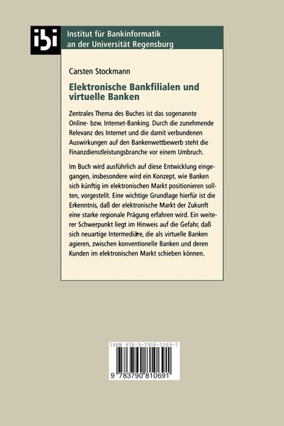 Produktbild: Elektronische Bankfilialen und virtuelle Banken
