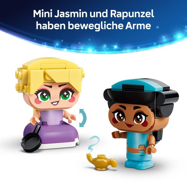 Produktbild: LEGO ǀ Disney Princess 43303 Die Mini-Prinzessinnen Jasmin und Rapunzel