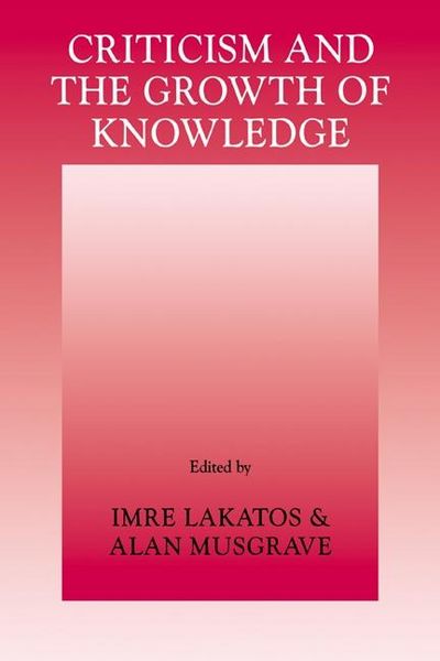 Produktbild: Criticism and the Growth of Knowledge: Volume 4
