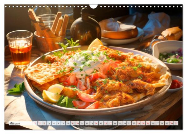 Produktbild: STREET FOOD Genuss International (Wandkalender 2026 DIN A3 quer), CALVENDO Monatskalender