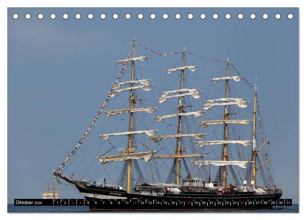 Produktbild: Hanse Sail (Tischkalender 2026 DIN A5 quer), CALVENDO Monatskalender