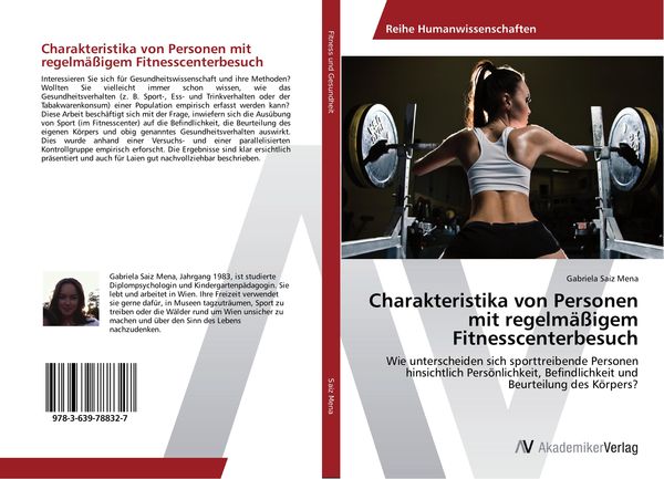 Charakteristika von Personen mit regelmäßigem Fitnesscenterbesuch, Taschenbuch von Gabriela Saiz Mena, AV Akademikerverlag, 9783639788327