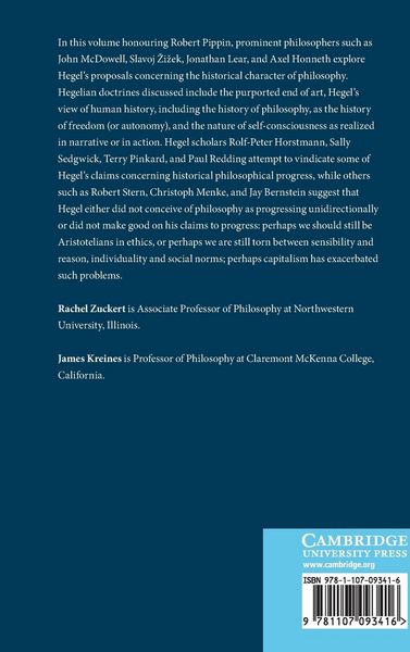 Produktbild: Hegel on Philosophy in History