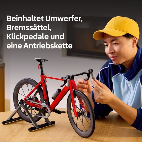 Produktbild: LEGO Icons 11380 Rennrad, Modellbau f&uuml;r M&auml;nner und Frauen, Geschenkidee