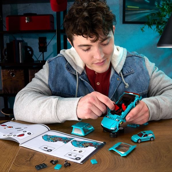Produktbild: Mattel Brick Shop Hot Wheels Speed Honda 2