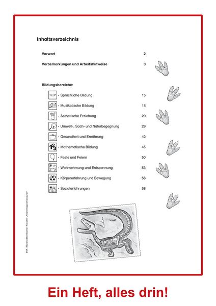 Produktbild: Kita aktiv Projektmappe Dinosaurier