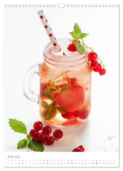 Produktbild: Erfrischendes Vitaminwasser (Wandkalender 2026 DIN A3 hoch), CALVENDO Monatskalender