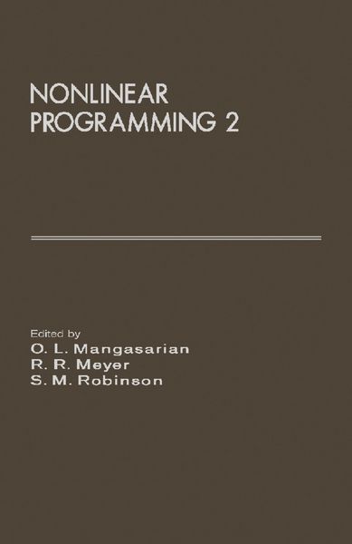 Produktbild: Nonlinear Programming 2
