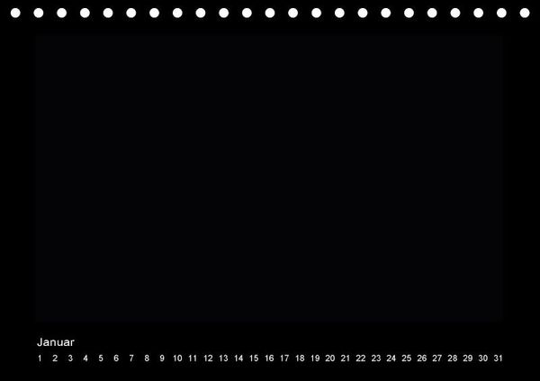 Produktbild: Geburtstags - Bastelkalender - Schwarz (Tischkalender immerw&auml;hrend DIN A5 quer)