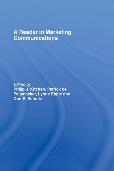 Produktbild: A Reader in Marketing Communications
