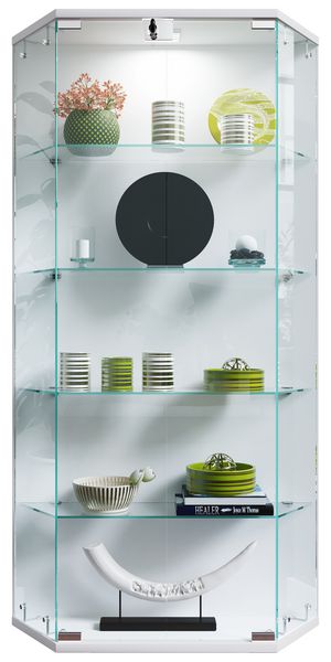 Produktbild: Wandvitrine H&auml;ngevitrine Glasvitrine Benila L