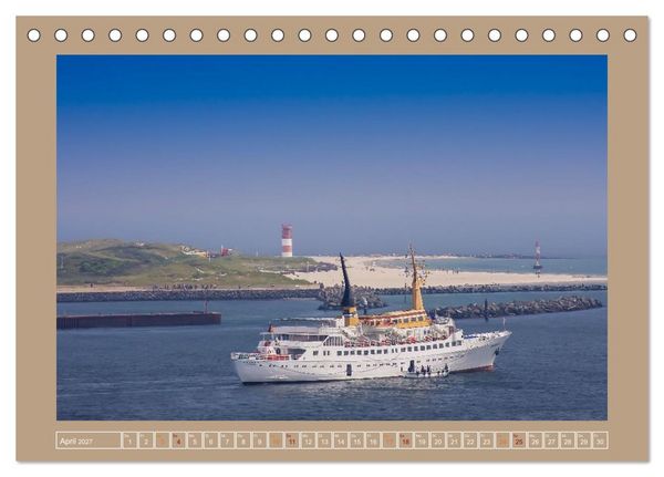 Produktbild: Helgoland,Deutschlands rote Felsen (Tischkalender 2027 DIN A5 quer), CALVENDO Monatskalender