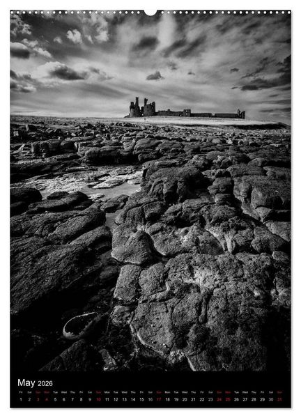 Produktbild: Journeys - Black & White (High Quality Premium Wall Calendar 2026 DIN A2 portrait),CALVENDO 12 Month Wall Calendar