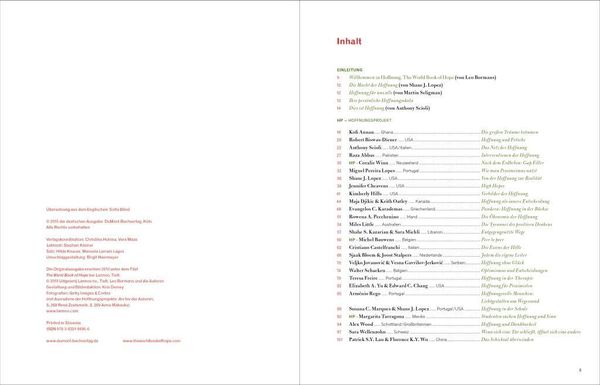 Produktbild: Hoffnung. The World Book of Hope