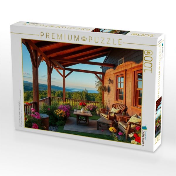 Produktbild: CALVENDO Puzzle Ein Sommertag, wie gemalt - voller Leichtigkeit | 1000 Teile Lege-Gr&ouml;&szlig;e 64x48cm Foto-Puzzle f&uuml;r gl&uuml;ckliche Stunden