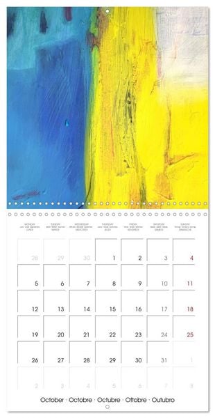 Produktbild: Finding silence in colours (Wall Calendar 2026 12 &times; 12 Inch) CALVENDO 12 Month Wall Calendar