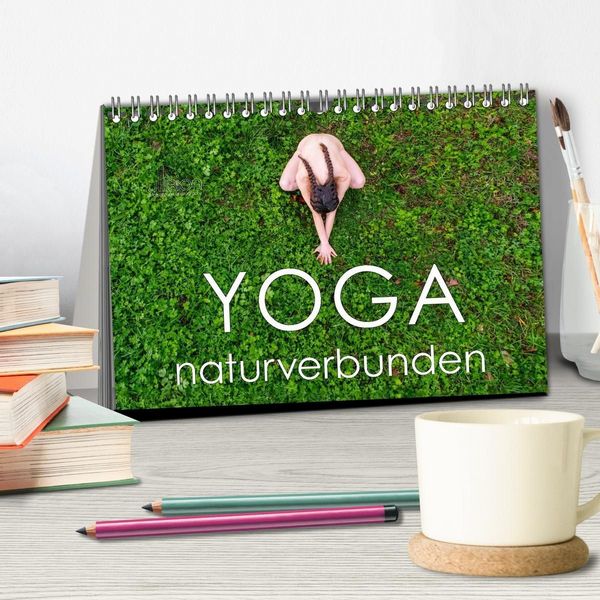 Produktbild: YOGA - naturverbunden (Tischkalender 2027 DIN A5 quer), CALVENDO Monatskalender