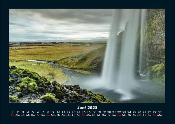 Produktbild: Wasserf&auml;lle 2025 Fotokalender DIN A4