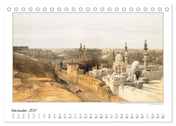 Produktbild: &Auml;gypten um 1840. David Roberts - Louis Haghe. Kunstkalender (Tischkalender 2027 DIN A5 quer), CALVENDO Monatskalender