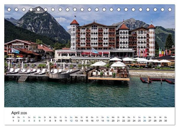 Produktbild: Pertisau am Achensee (Tischkalender 2026 DIN A5 quer), CALVENDO Monatskalender