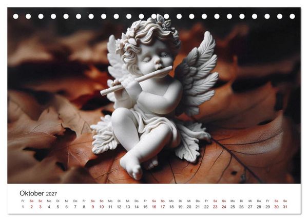 Produktbild: Niedliche Putten (Tischkalender 2027 DIN A5 quer), CALVENDO Monatskalender