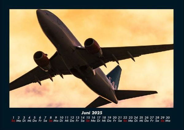 Produktbild: Flugzeuge 2025 Fotokalender DIN A4