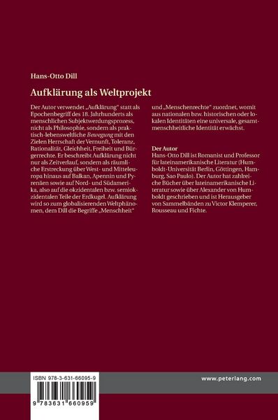 Produktbild: Aufkl&auml;rung als Weltprojekt