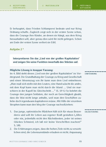 Mutter Courage und ihre Kinder von Bertolt Brecht.
