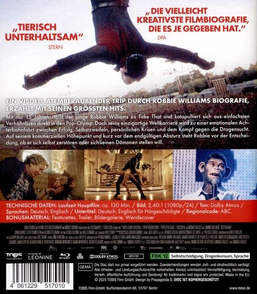Produktbild: Better Man - Die Robbie Williams Story